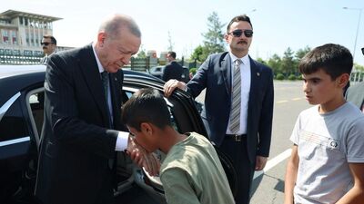 Adıyamanlı çocuklarla bir araya geldi