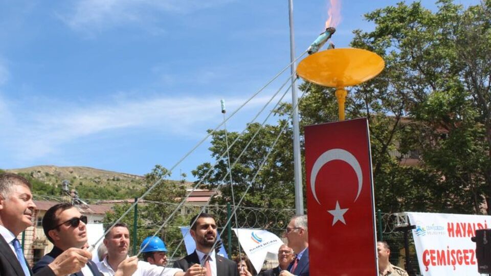 Tunceli'nin iki ilçesi doğalgaza kavuştu