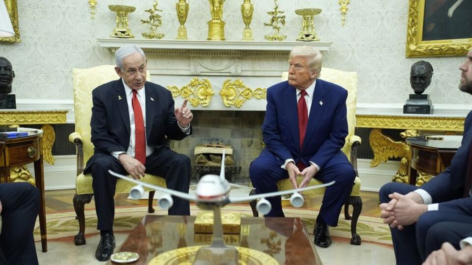 Trump Netanyahu ile görüştü