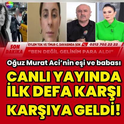 Şükriye Aci ve Özer Aci canlı yayında ilk defa karşı karşıya geldi