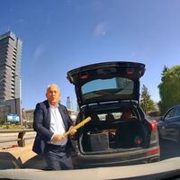 Trafikte korku dolu anlar