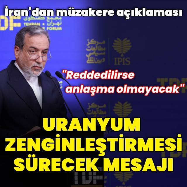 "Nükleer silah edinme peşinde değiliz"