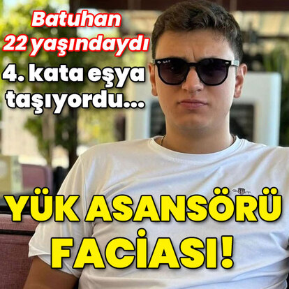 4. kata eşya taşıyordu... Yük asansörü faciası!