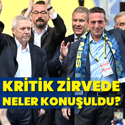 İşte Fenerbahçe'deki kritik zirvenin detayları!