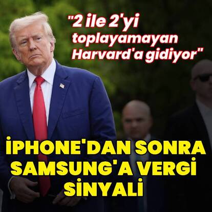 Trump'tan Samsung için vergi sinyali
