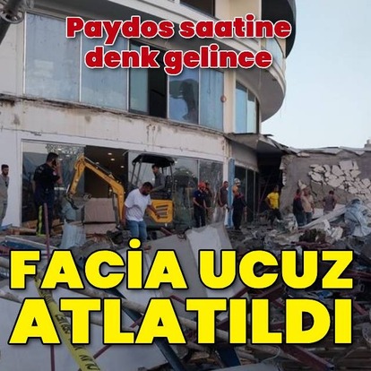 Facia ucuz atlatıldı