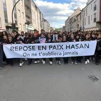 Fransa'da öldürülen Türk genci için yürüdüler