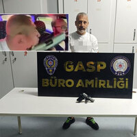 Zorbalığın böylesi! Gasp ve tehdit kamerada!
