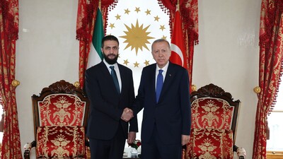 Cumhurbaşkanı Erdoğan, Suriye lideri Şara ile görüştü