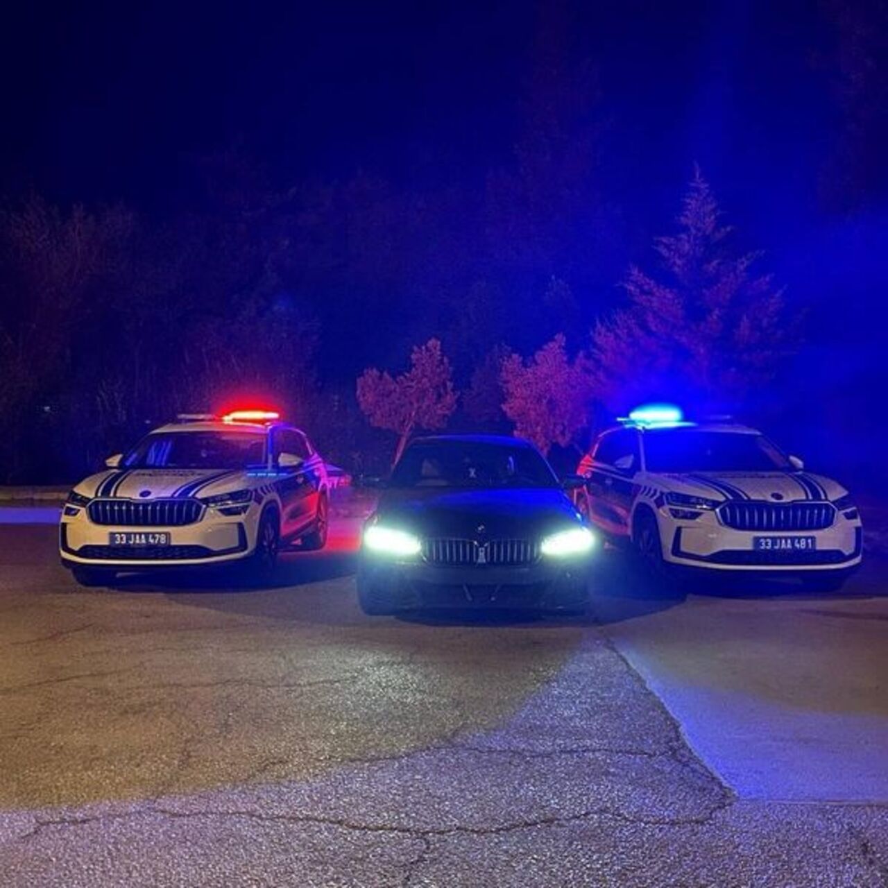 2 sürücüye drift cezası: 99 bin 753 TL