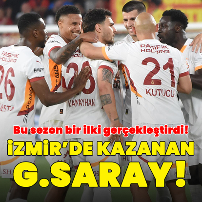 İzmir'de kazanan G.Saray!