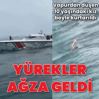 Denize düşen çocuk kurtarıldı