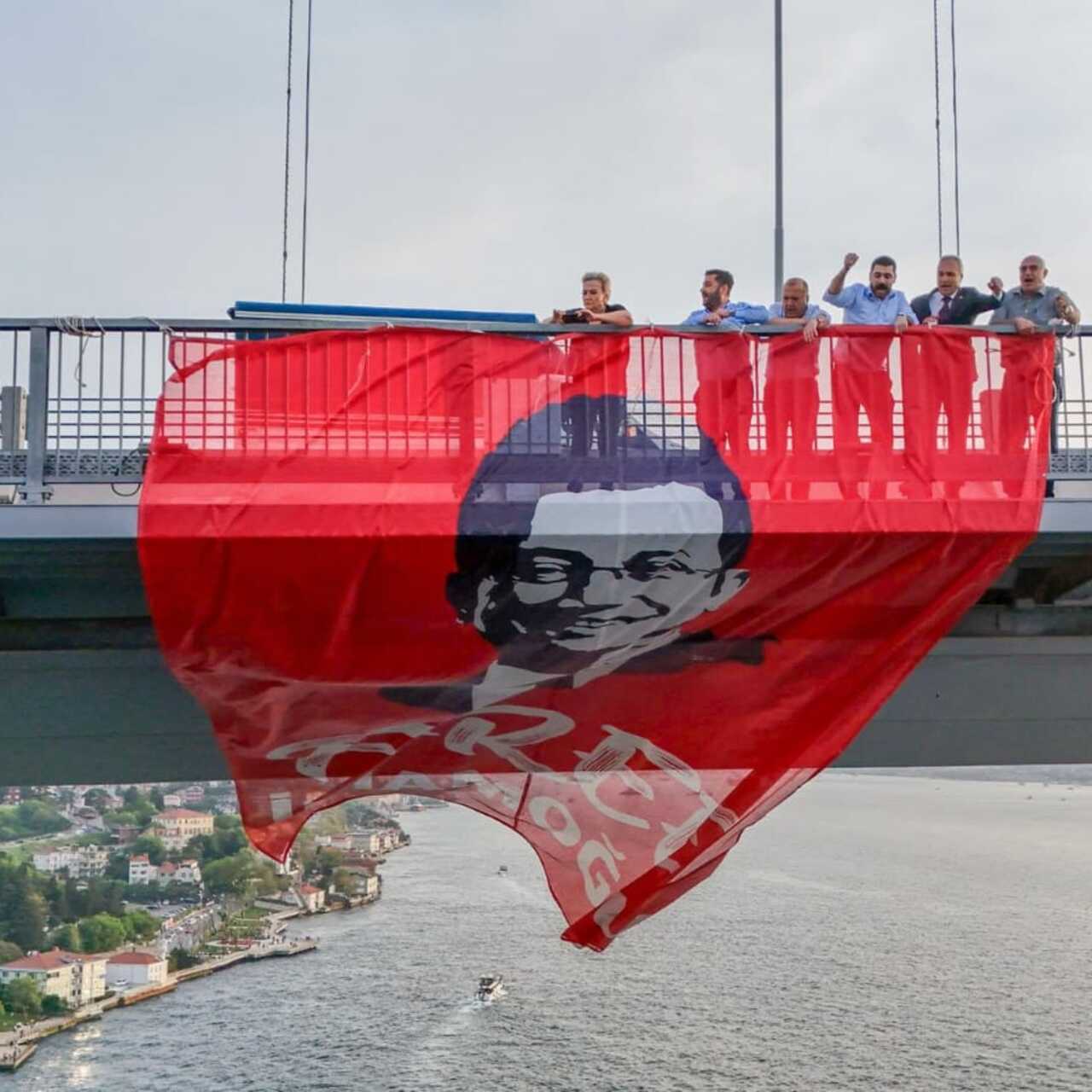İmamoğlu pankartı için soruşturma

