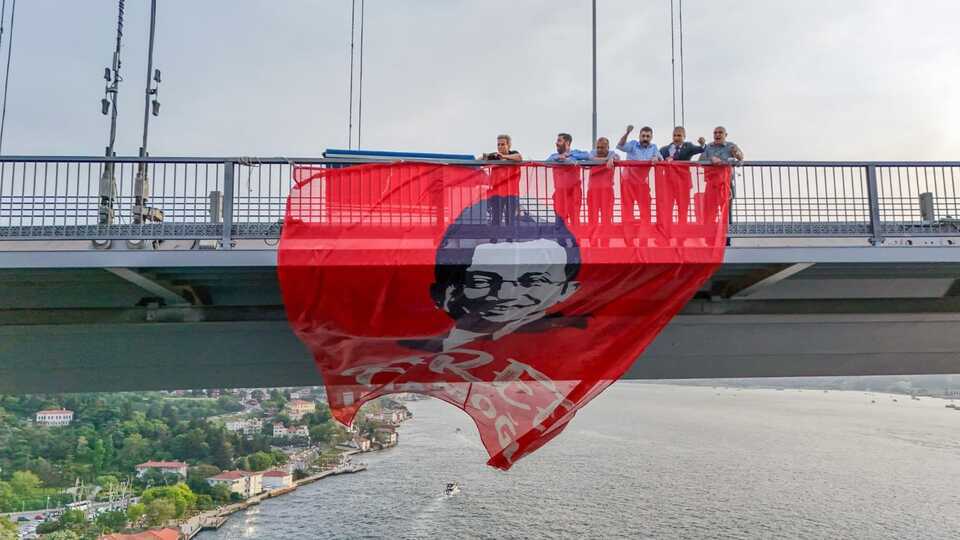 İmamoğlu pankartı için soruşturma