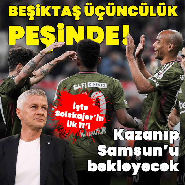 Beşiktaş üçüncülük peşinde!