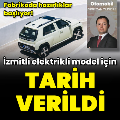 İzmitli elektrikli model için tarih verildi