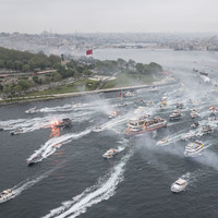 Galatasaray, Boğaz'da şampiyonluğu kutladı!