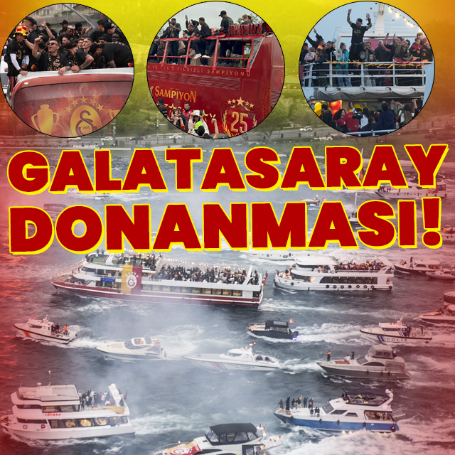 Galatasaray, Boğaz'da şampiyonluğu kutladı!