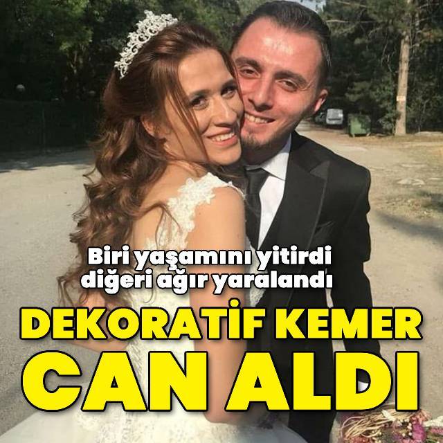 Dekoratif kemer can aldı
