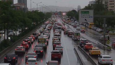 İstanbul'da trafik kilit: Yüzde 71!