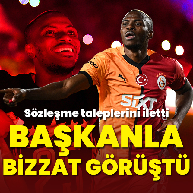 Osimhen transferi için bizzat görüştü!