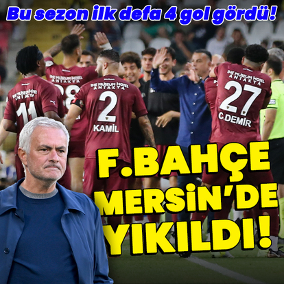 F.Bahçe Mersin'de yıkıldı!