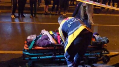 Ağaçları devirip, 2 araca çarptı!