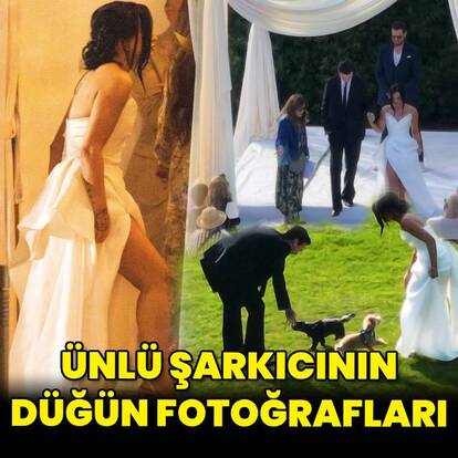 Düğün fotoğrafları yayımlandı