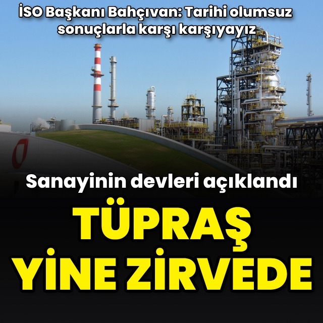 Türkiye'nin sanayi devleri açıklandı