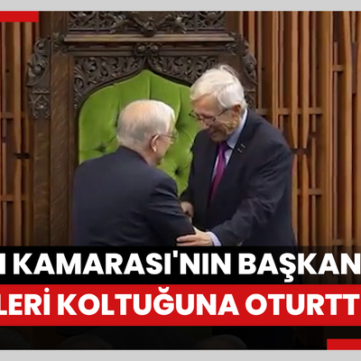 Kanada'da Avam Kamarası'nın yeni başkanını iktidar ve muhalefet liderleri koltuğuna oturttu
