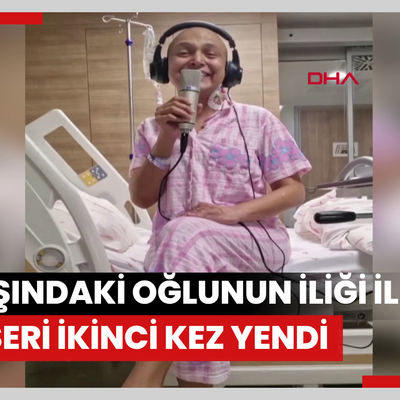 10 yaşındaki oğlunun iliği ile kanseri ikinci kez yendi