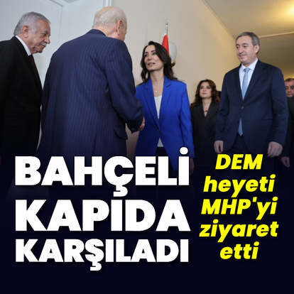DEM heyeti MHP'yi ziyaret etti