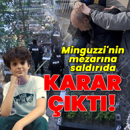 Minguzzi'nin mezarına saldırıda karar!