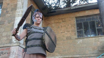 Ayvacık'ta mitolojik giysiler defilesi