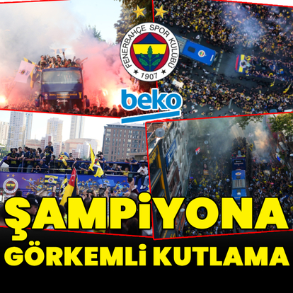 Fenerbahçe'den görkemli şampiyonluk kutlaması!