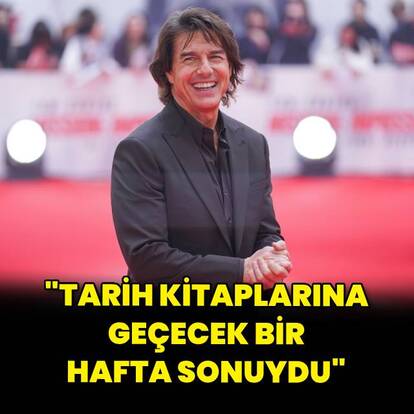 "Tarihe geçecek bir hafta sonuydu!"