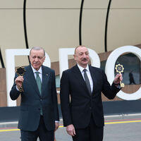 Cumhurbaşkanı Erdoğan Azerbaycan'da