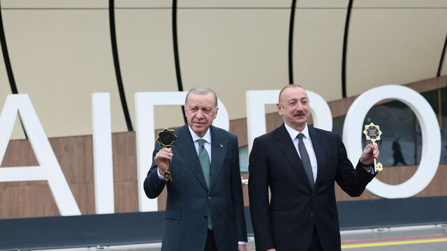 Cumhurbaşkanı Erdoğan Azerbaycan'da