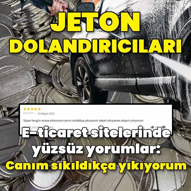 Oto yıkamada jeton dolandırıcılığı