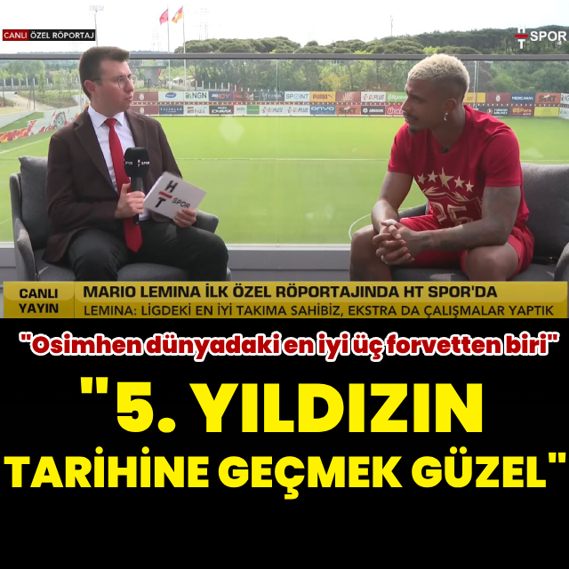 Mario Lemina'dan HT Spor'a özel açıklamalar!
