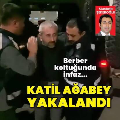 Berber koltuğunda kardeşini öldürmüştü, yakalandı