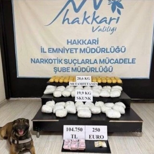 Hakkari'de 51 kilogram uyuşturucu ele geçirildi: 6 tutuklama