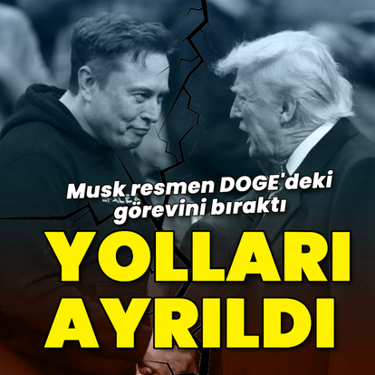 Musk resmen duyurdu: ABD hükümetindeki görevinden ayrıldı