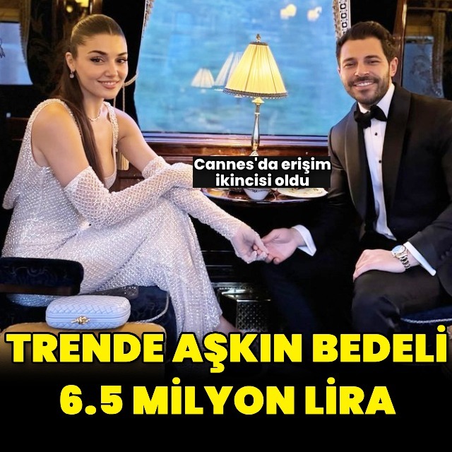 Trende aşkın bedeli 6.5 milyon lira