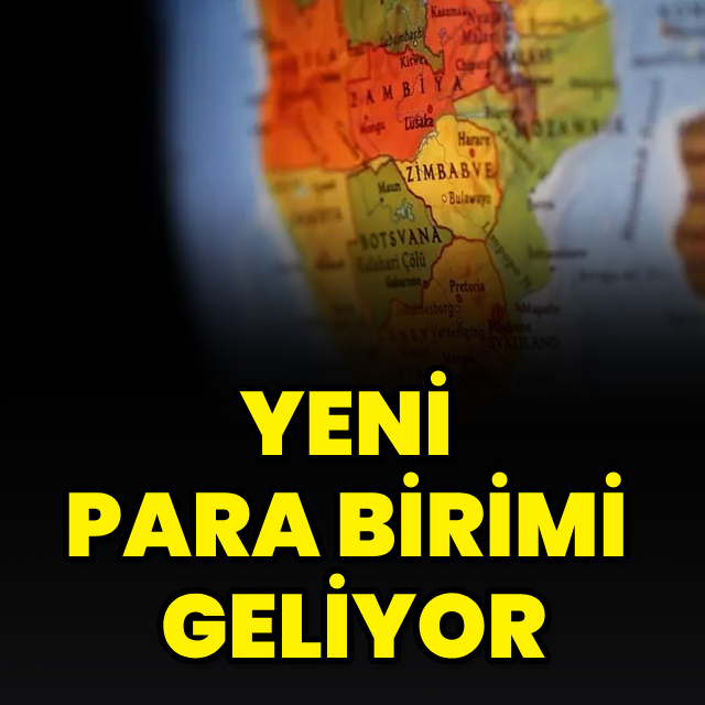 Yeni para birimi geliyor