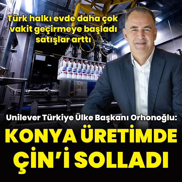 Konya üretimde Çin'i solladı