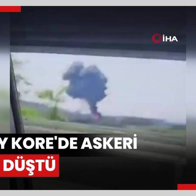 Güney Kore Donanması’na ait uçak kalkıştan 7 dakika sonra düştü
