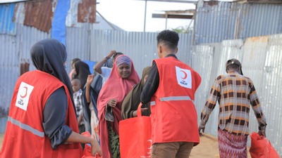 Kızılay, yurt dışı kurban bağışlarını ihtiyaç sahiplerine ulaştırıyor