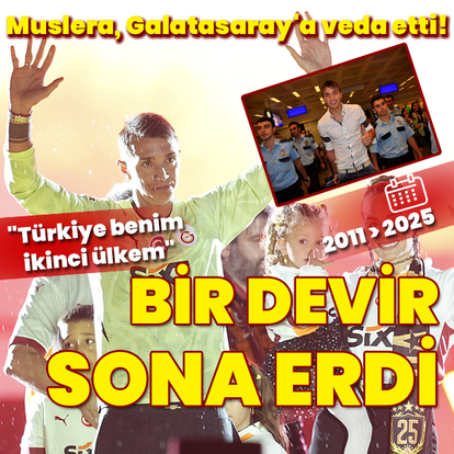 Muslera Galatasaray'a veda etti!
