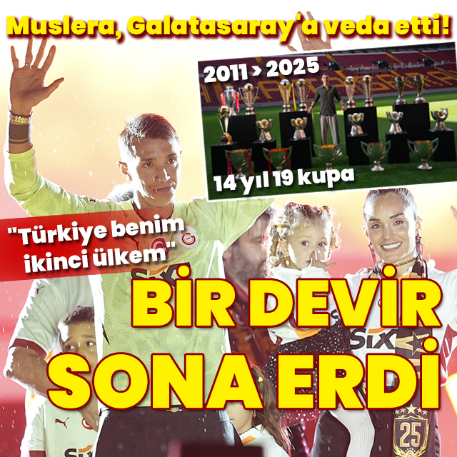 Muslera Galatasaray'a veda etti!